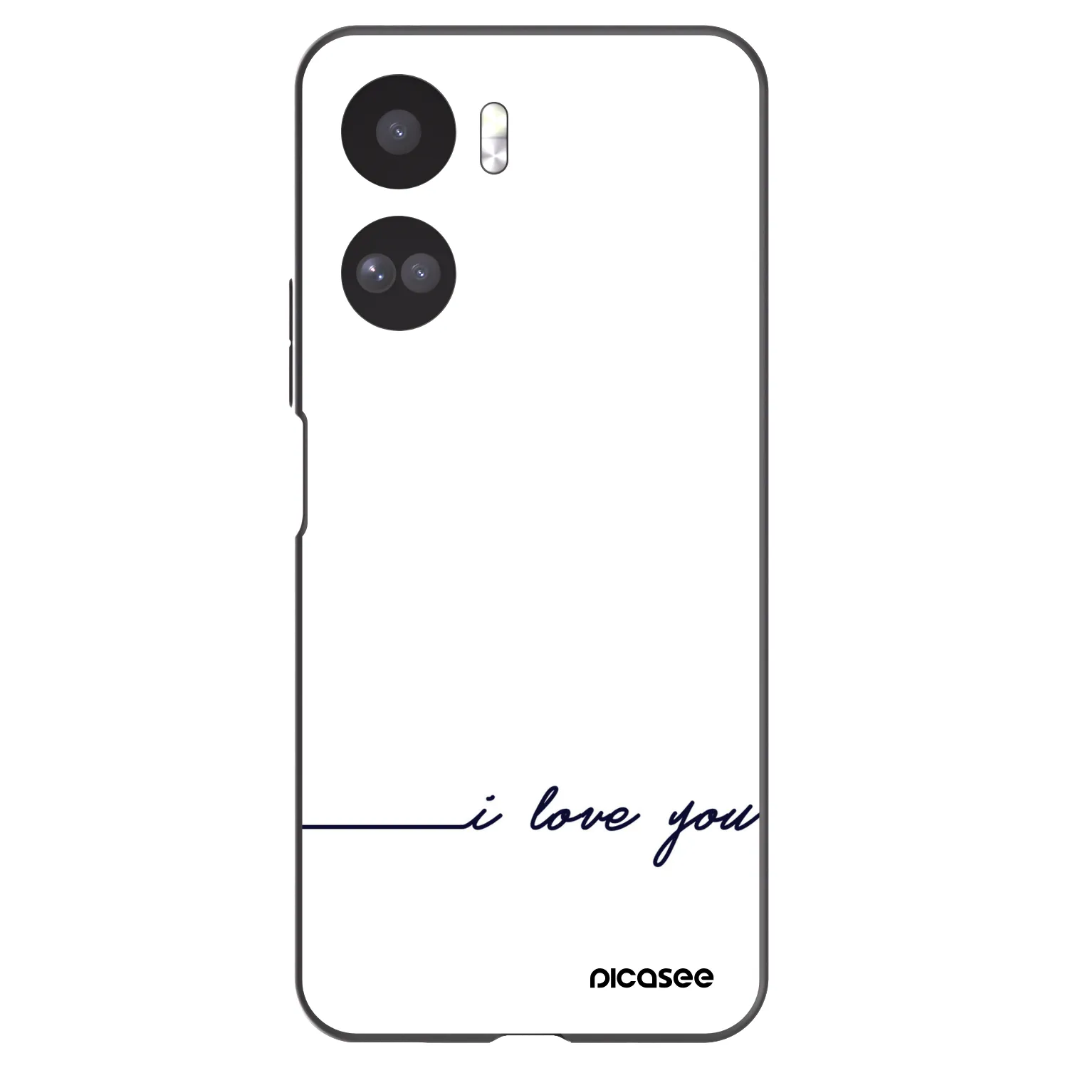 Picasee silikonový černý obal pro Honor 90 Lite 5G - Miluji tě