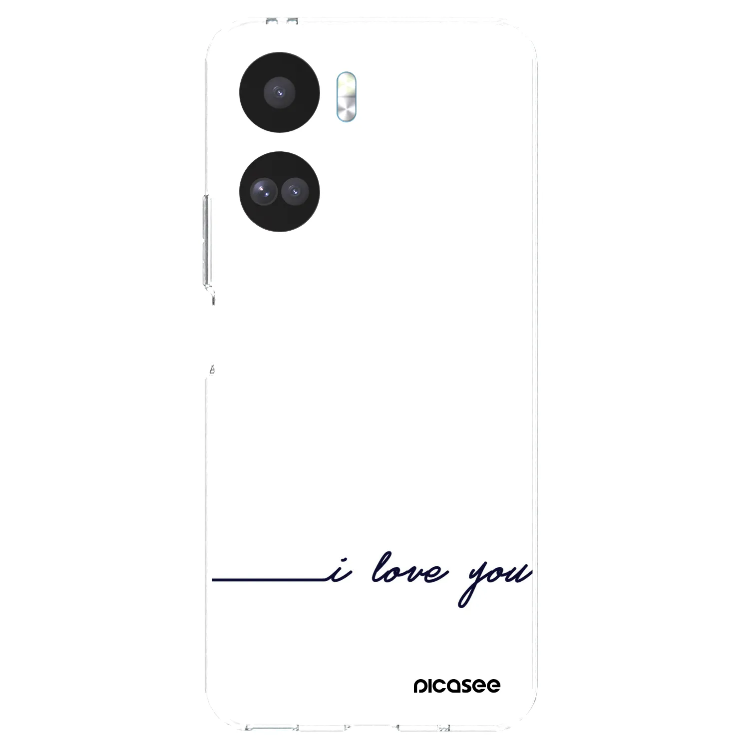 Picasee silikonový průhledný obal pro Honor 90 Lite 5G - Miluji tě