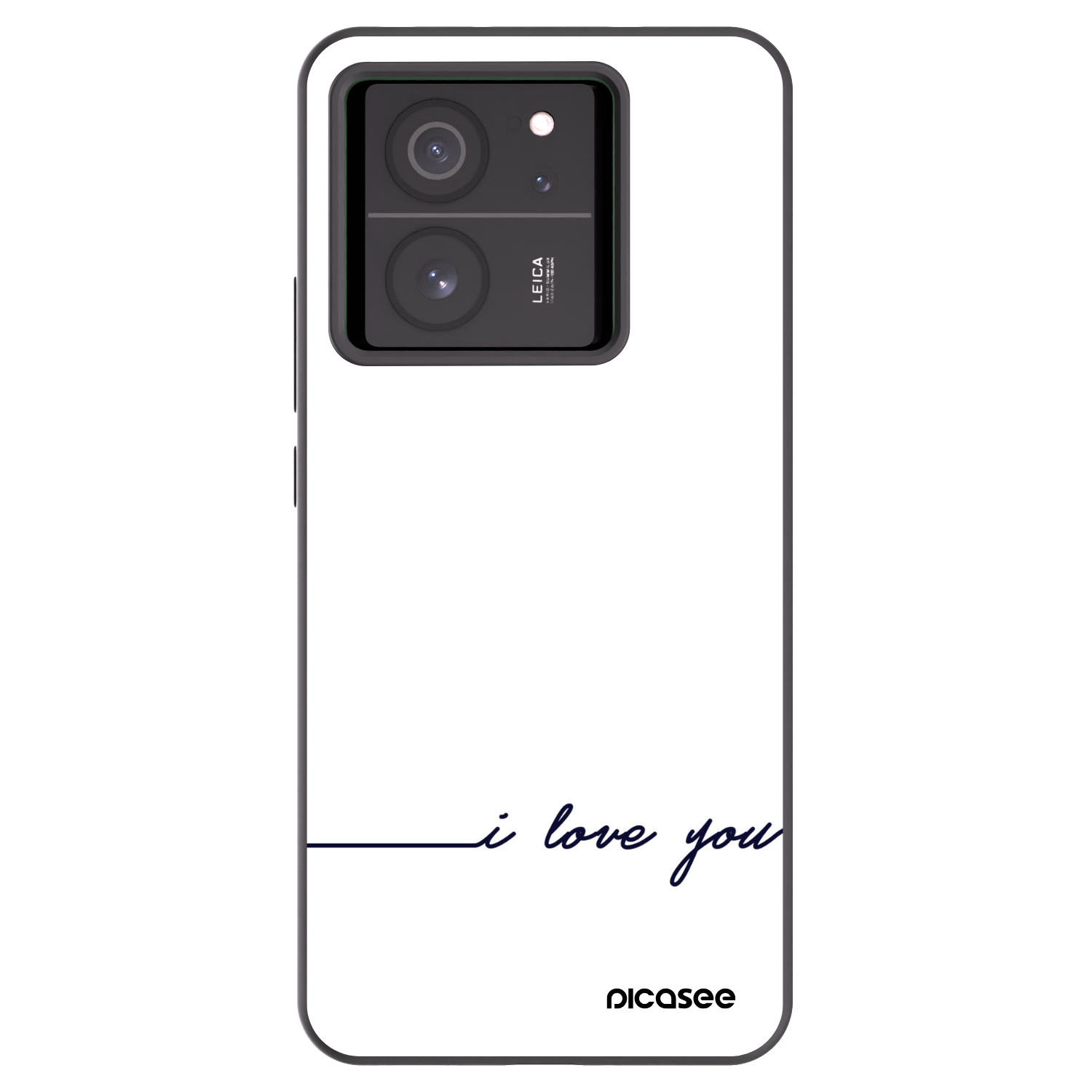 Picasee silikonový černý obal pro Xiaomi 13T - Miluji tě