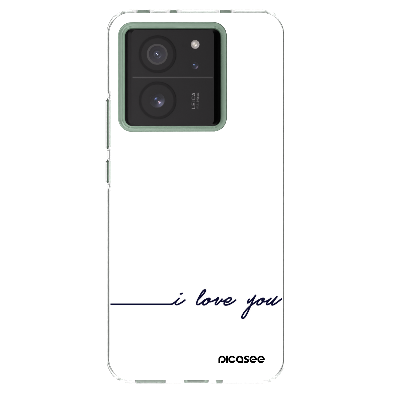 Picasee silikonový průhledný obal pro Xiaomi 13T - Miluji tě