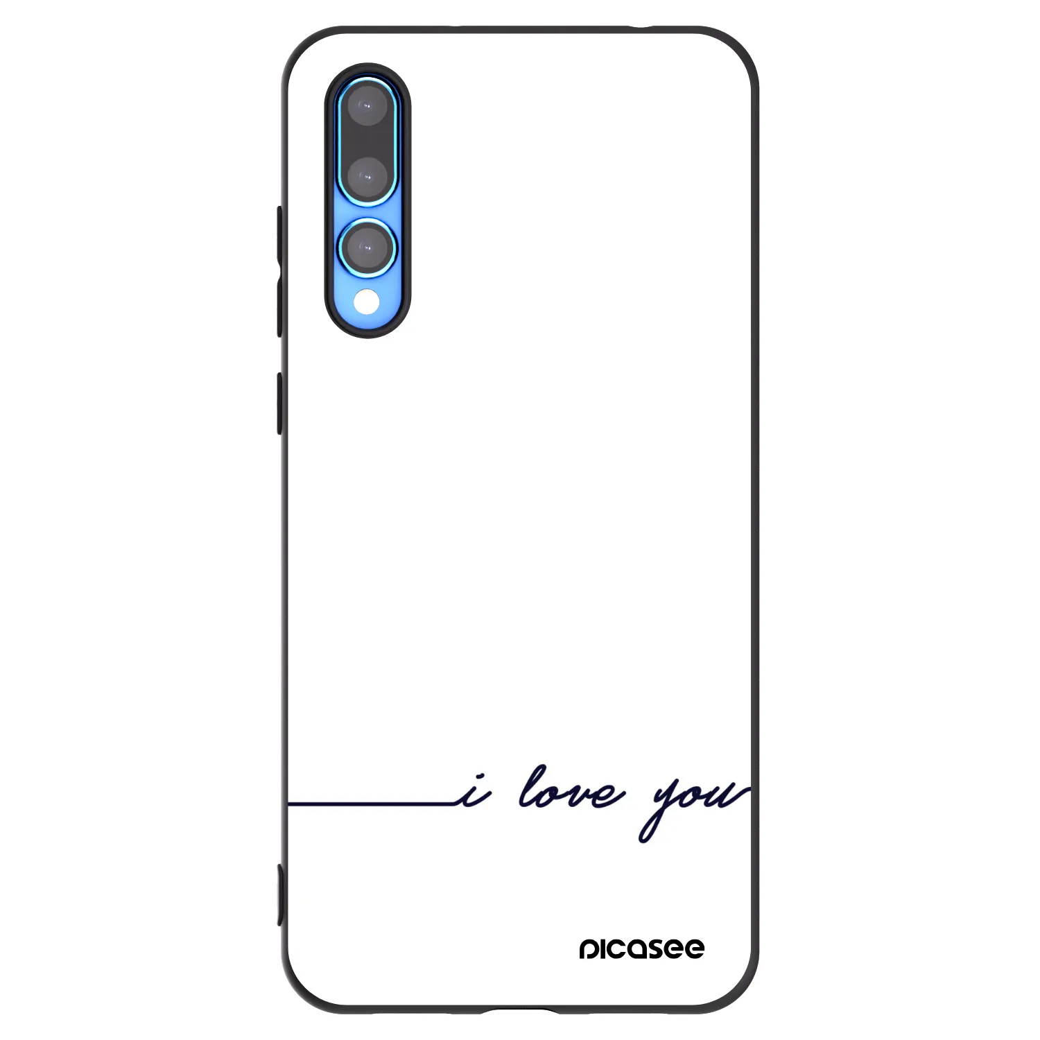 Picasee silikonový černý obal pro Huawei P20 Pro - Miluji tě