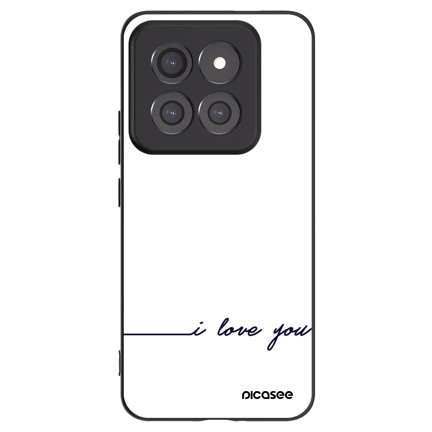 Picasee silikonový černý obal pro Xiaomi 14 Pro - Miluji tě