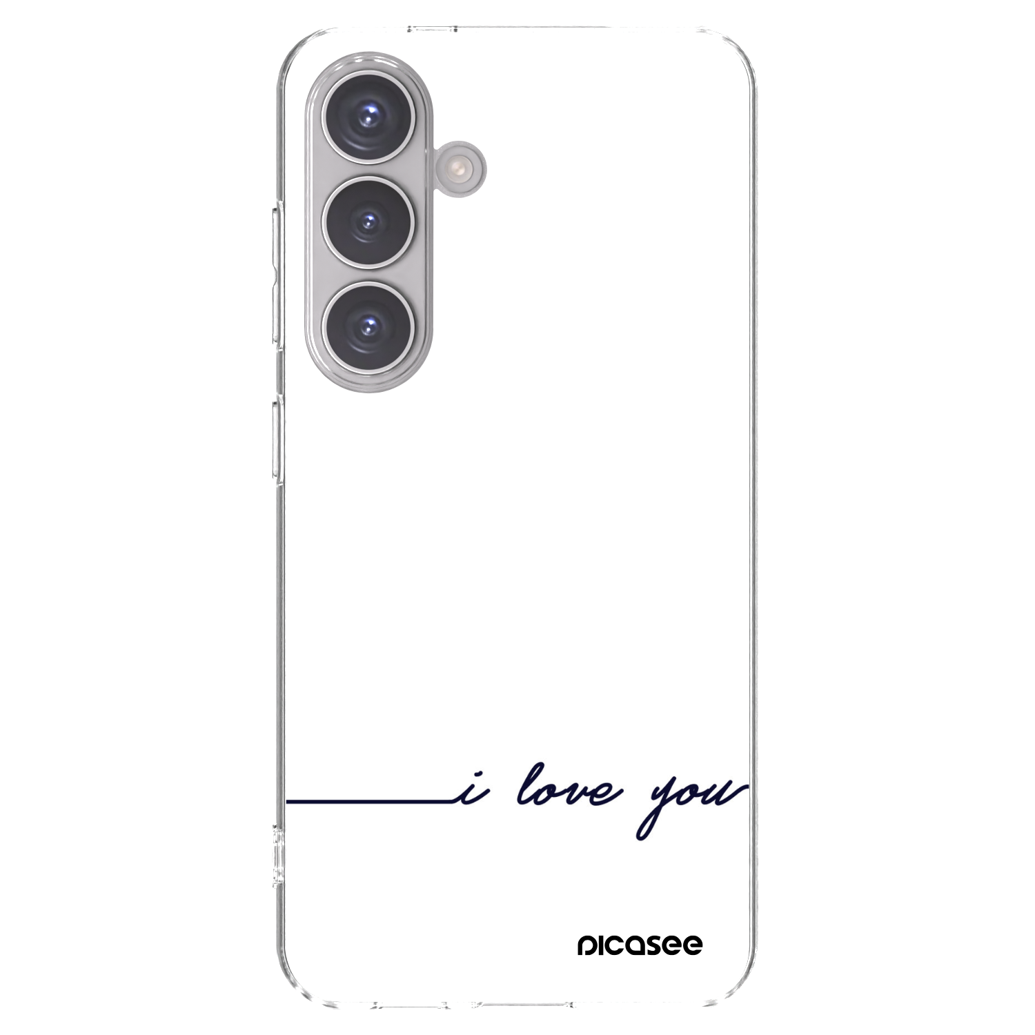 Picasee silikonový průhledný obal pro Samsung Galaxy S24 S921B 5G - Miluji tě