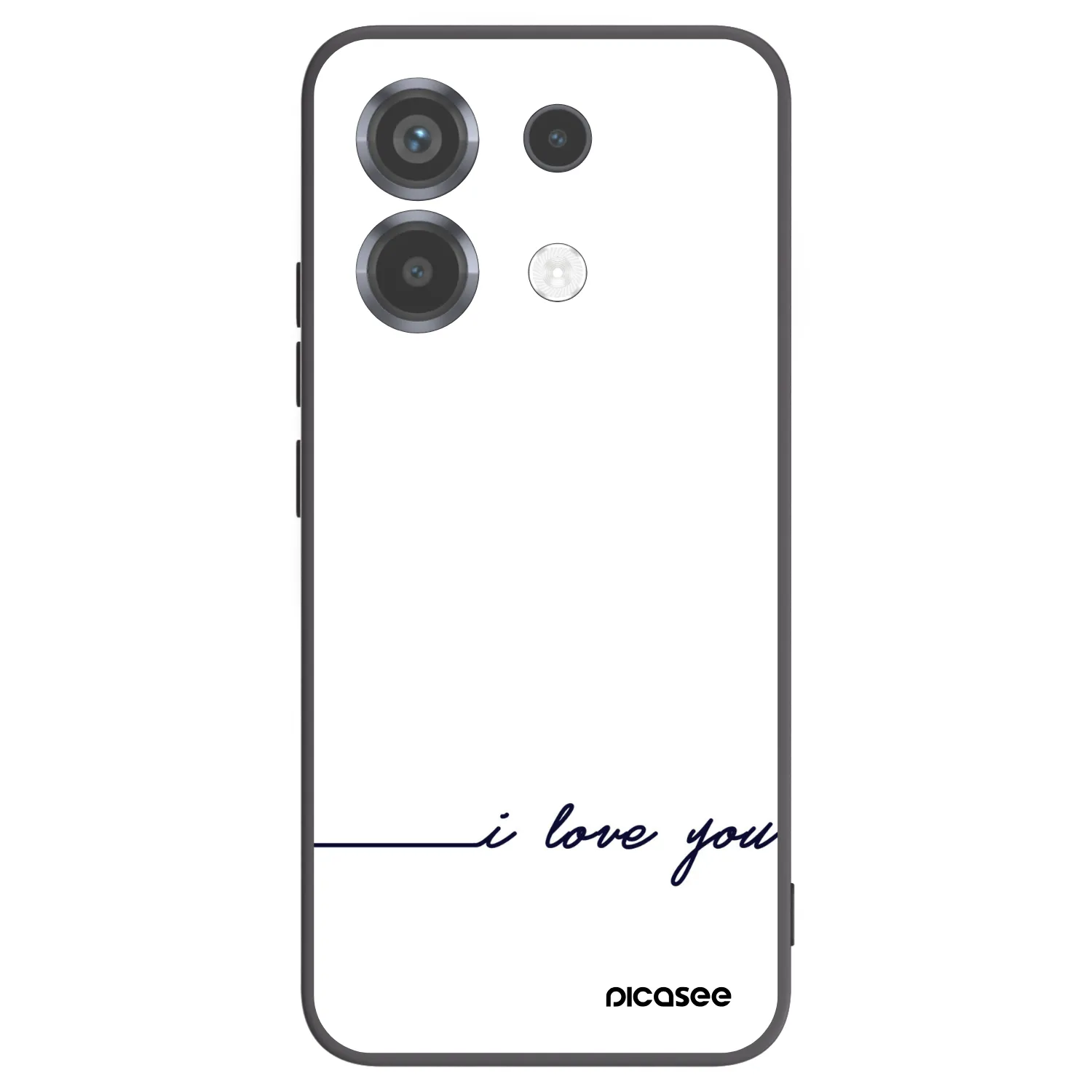 Picasee silikonový černý obal pro Xiaomi Poco X6 - Miluji tě