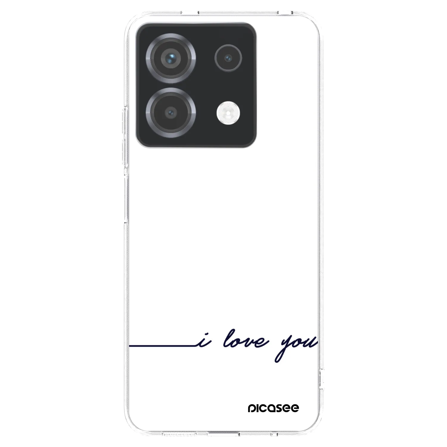Picasee silikonový průhledný obal pro Xiaomi Poco X6 - Miluji tě