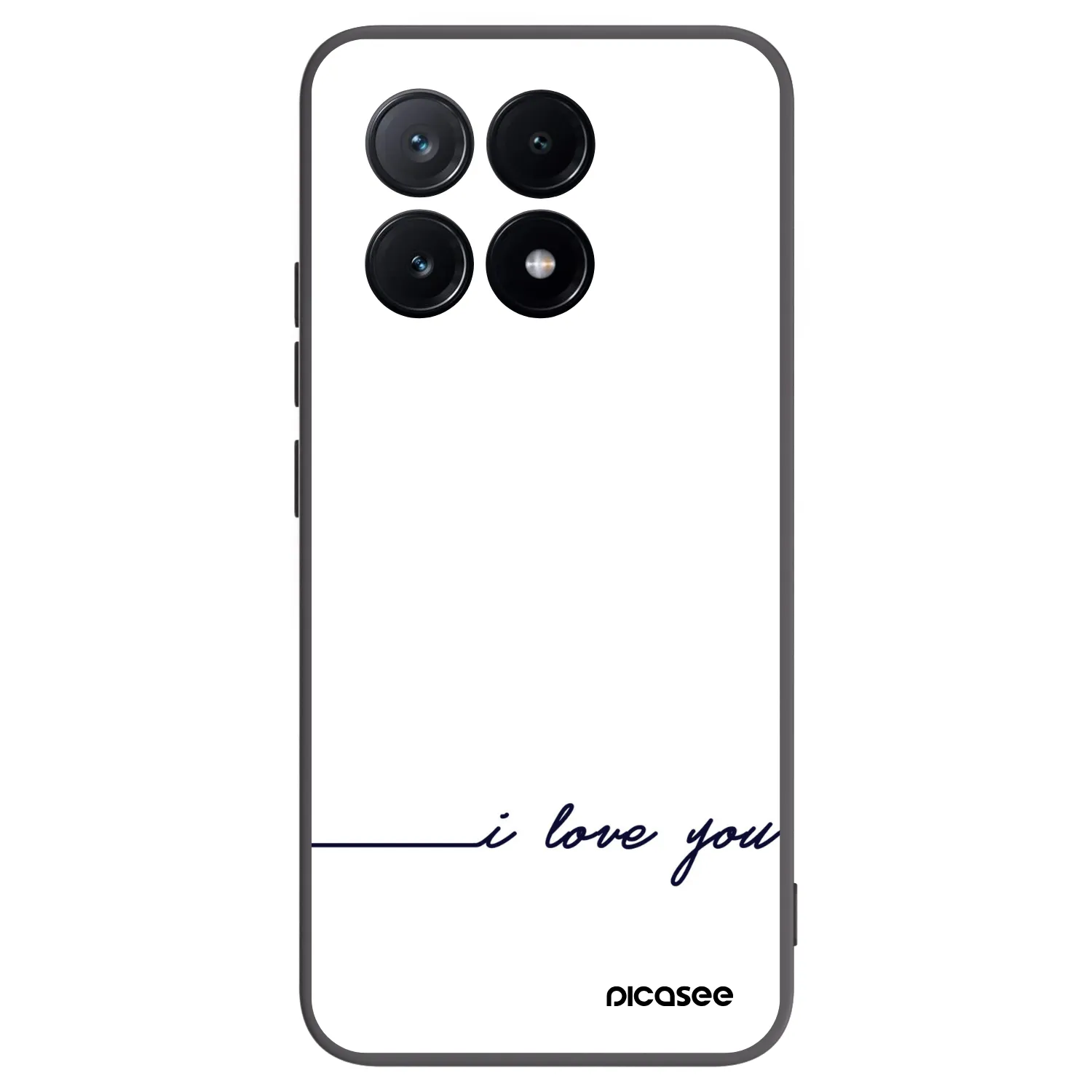 Picasee silikonový černý obal pro Xiaomi Poco X6 Pro - Miluji tě