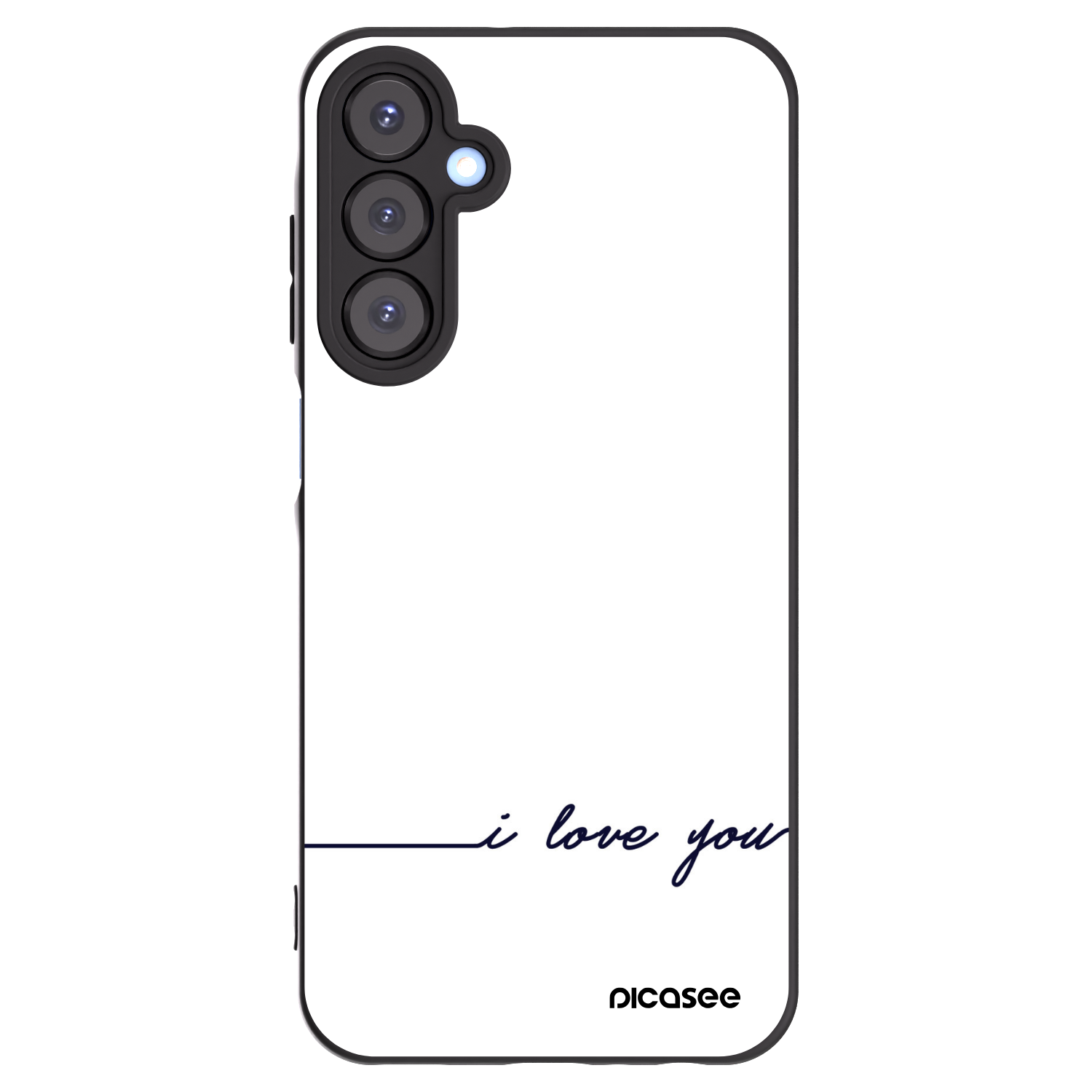Picasee silikonový černý obal pro Samsung Galaxy A25 A256B 5G - Miluji tě