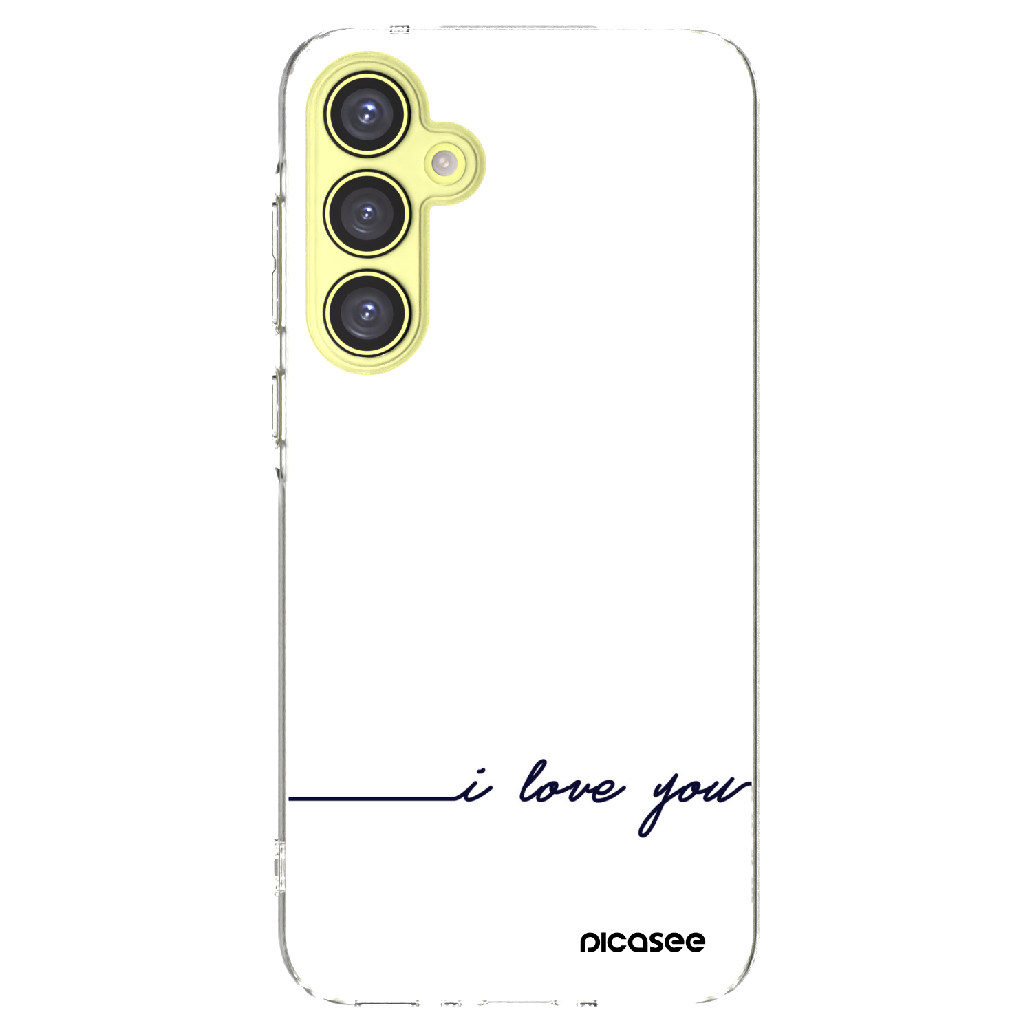 Picasee silikonový průhledný obal pro Samsung Galaxy A35 5G A356B - Miluji tě