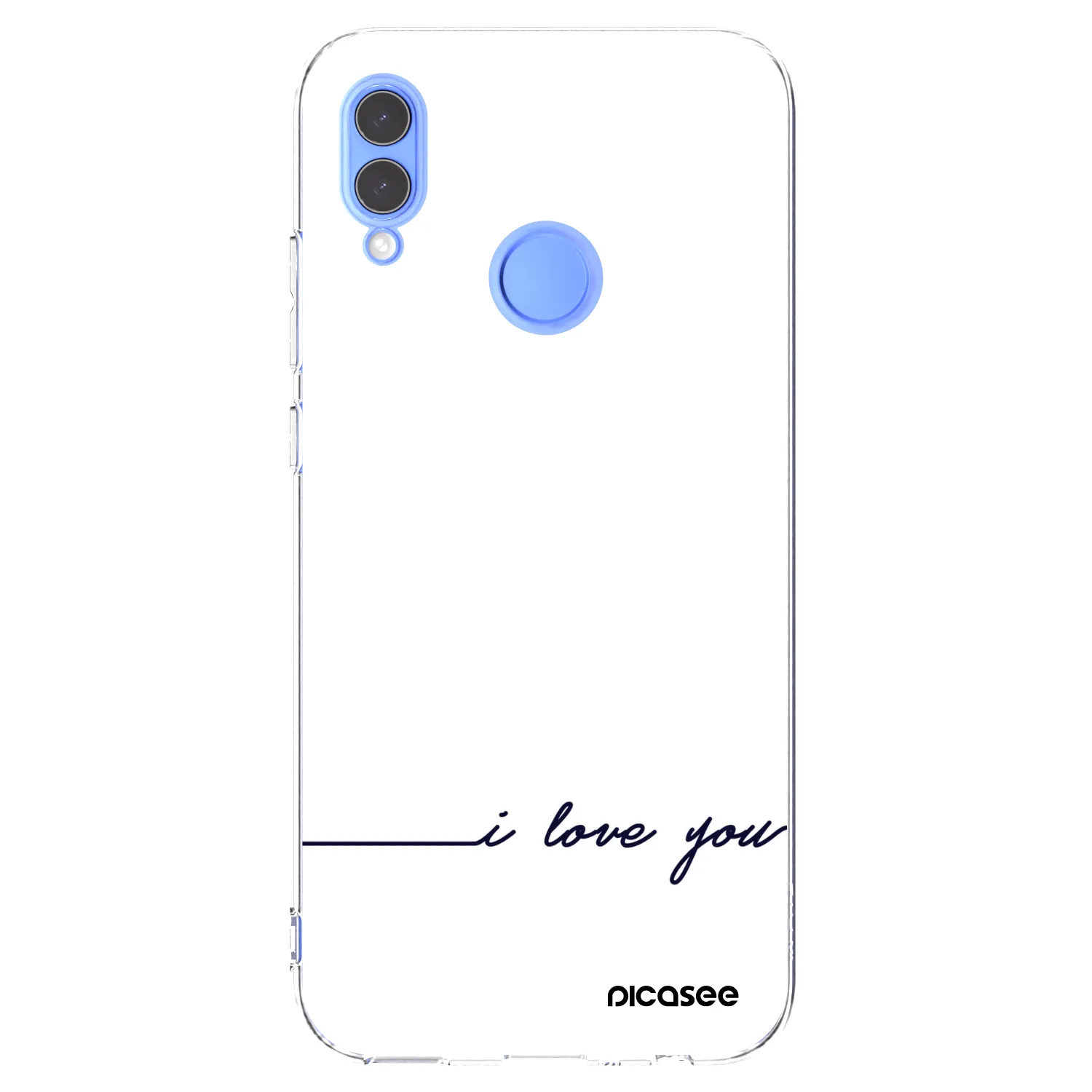 Picasee silikonový průhledný obal pro Huawei P Smart 2019 - Miluji tě