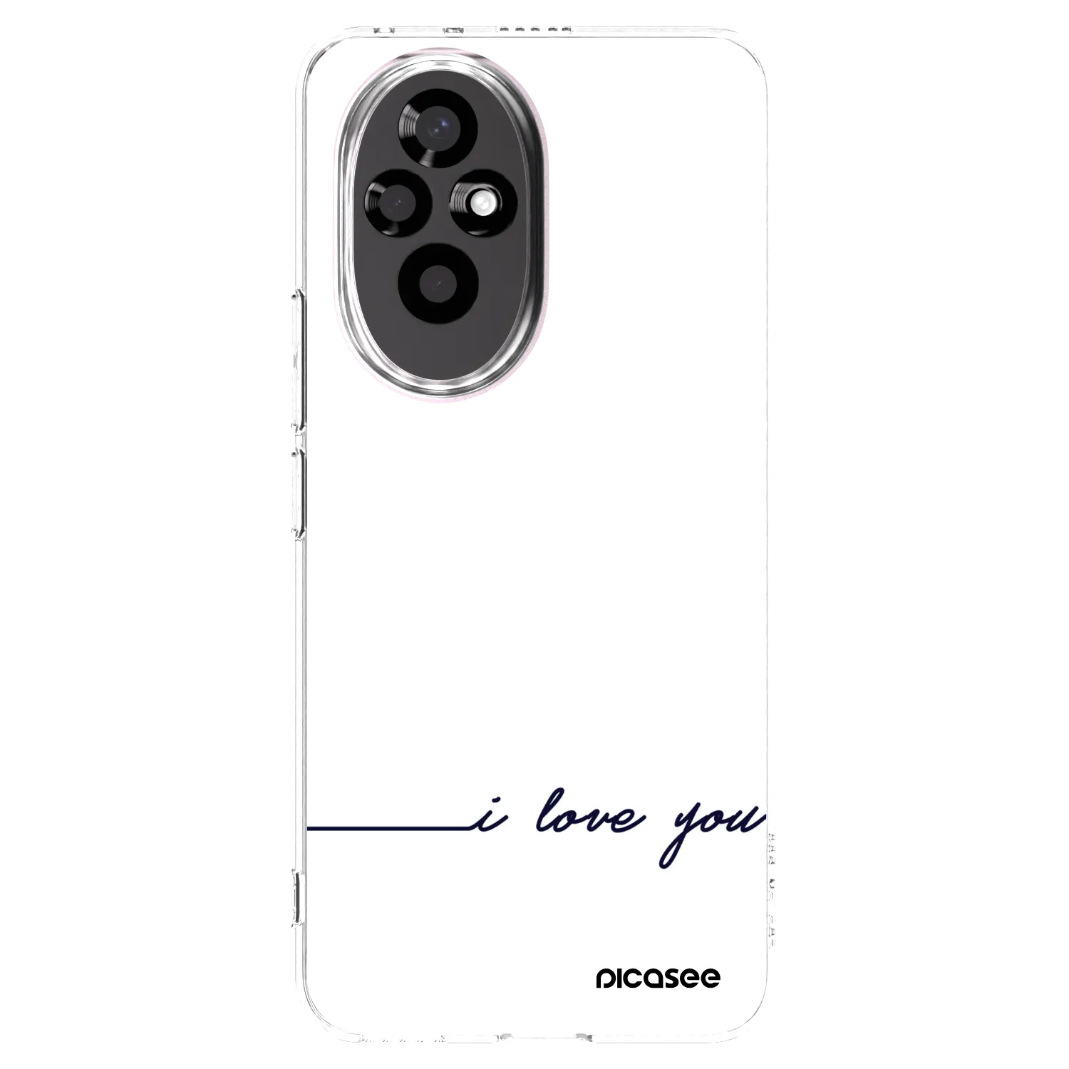 Picasee silikonový průhledný obal pro Honor 200 Pro 5G - Miluji tě