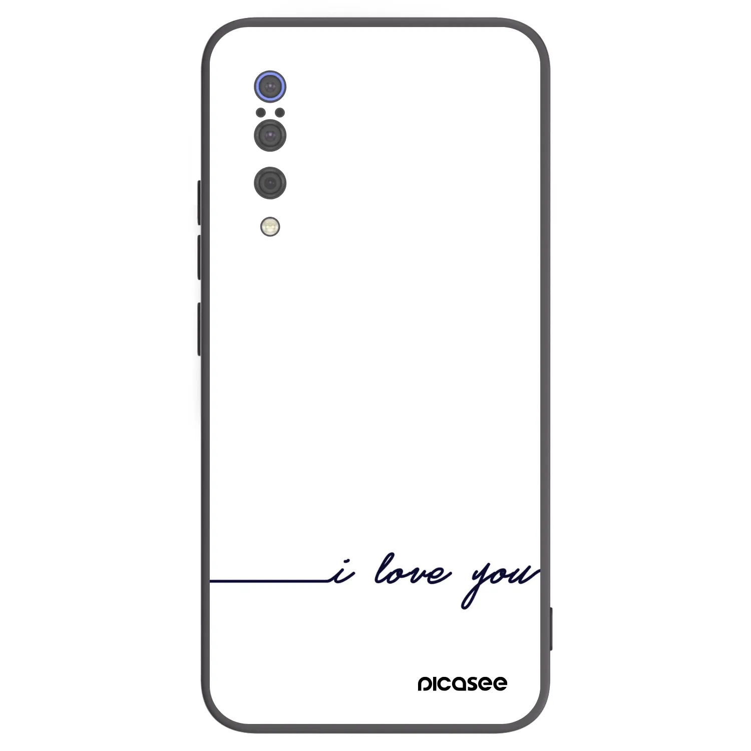 Picasee silikonový černý obal pro Xiaomi Mi 9 - Miluji tě