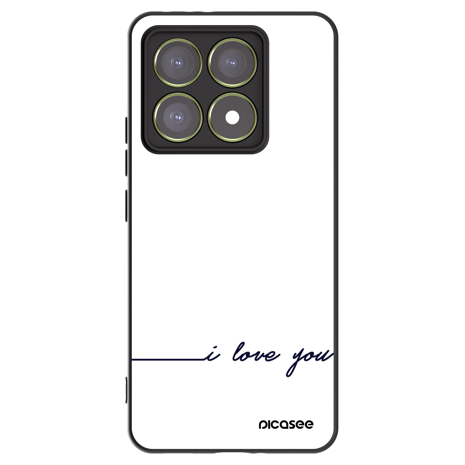 Picasee silikonový černý obal pro Xiaomi 14T - Miluji tě