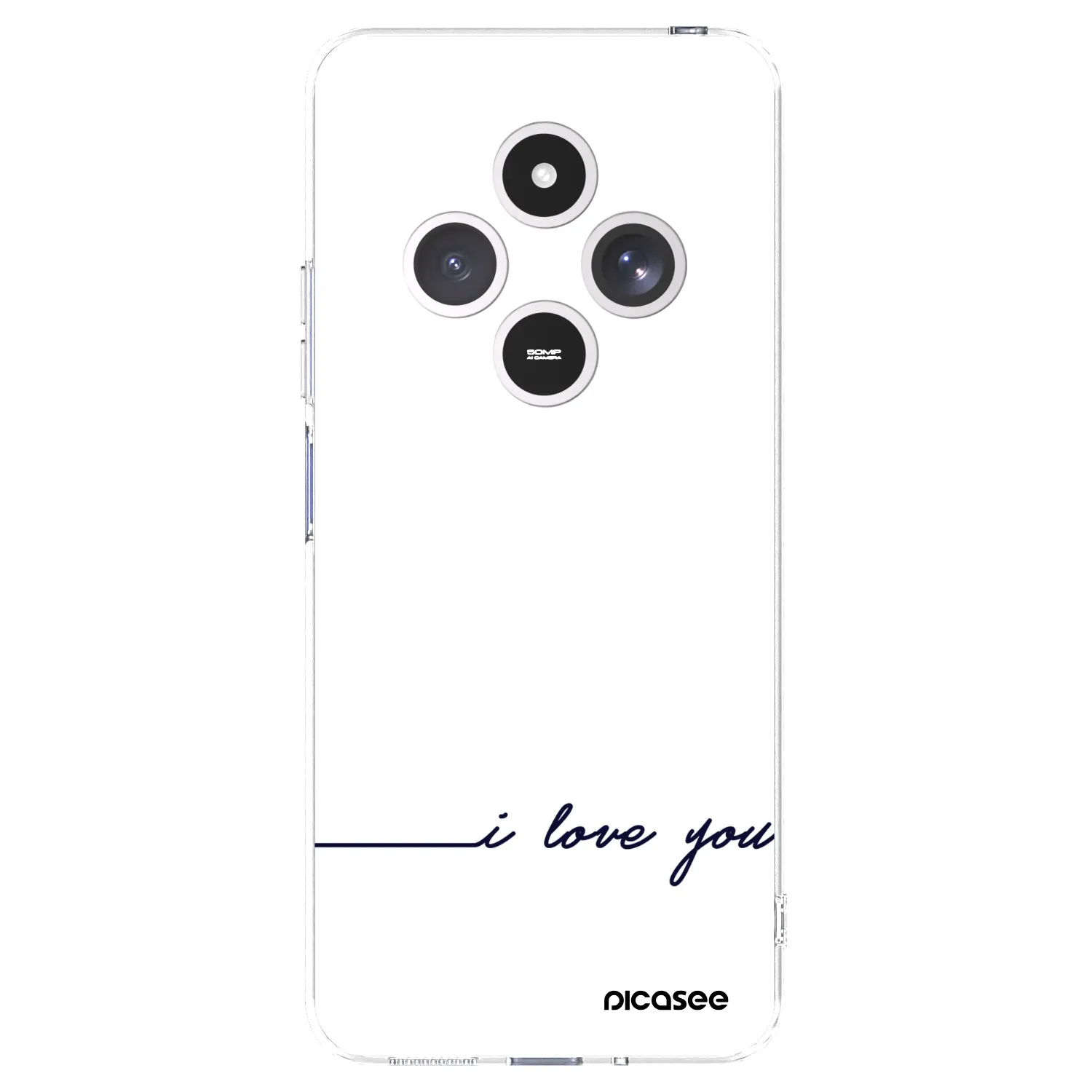 Picasee silikonový průhledný obal pro Xiaomi Redmi 14C - Miluji tě