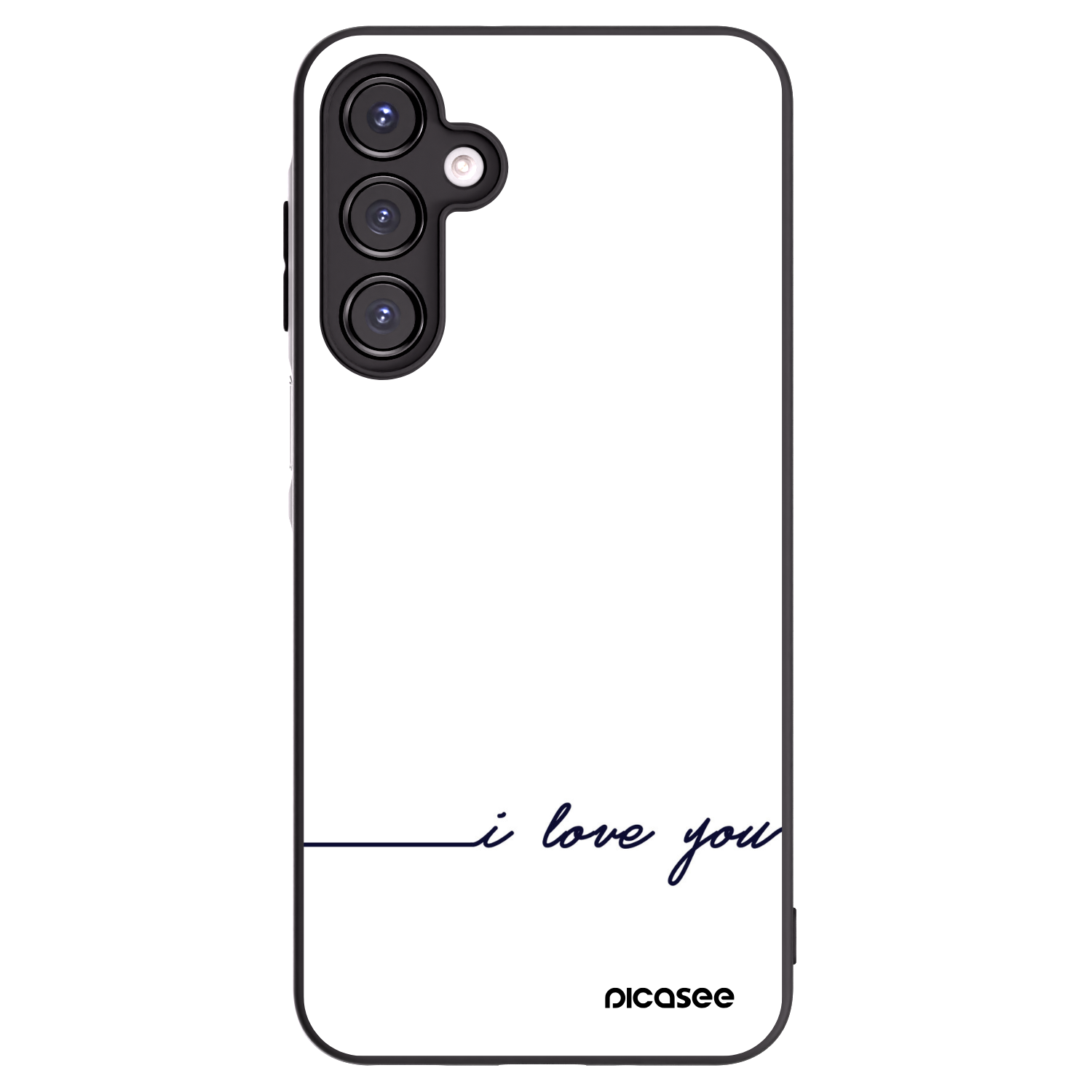 Picasee silikonový černý obal pro Samsung Galaxy A16 5G - Miluji tě