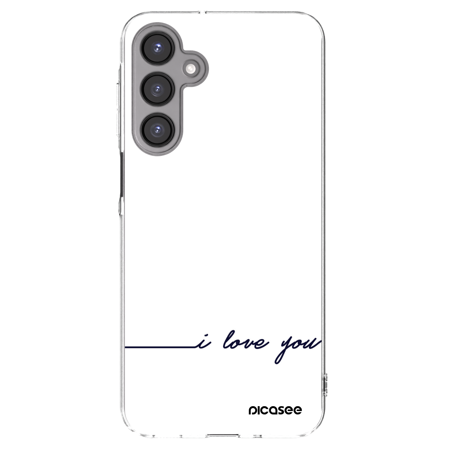 Picasee silikonový průhledný obal pro Samsung Galaxy A16 5G - Miluji tě