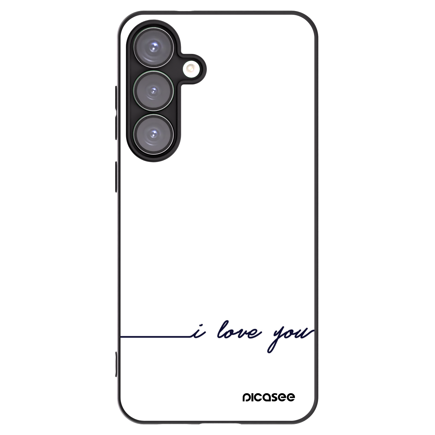 Picasee silikonový černý obal pro Samsung Galaxy S25+ 5G - Miluji tě