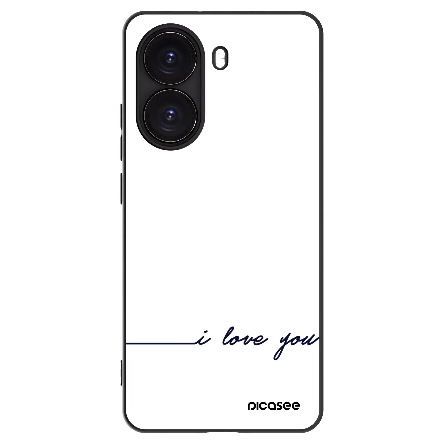 Picasee silikonový černý obal pro Xiaomi Poco X7 Pro 5G - Miluji tě