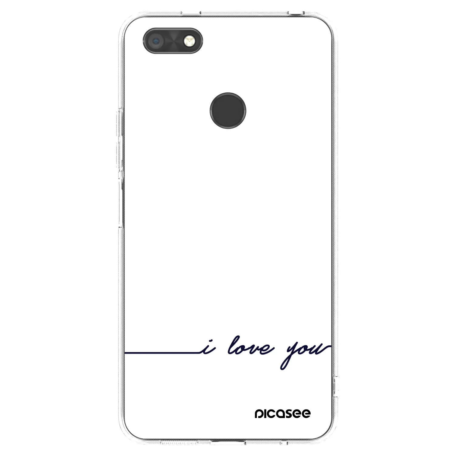 Picasee silikonový průhledný obal pro Huawei P9 Lite Mini - Miluji tě