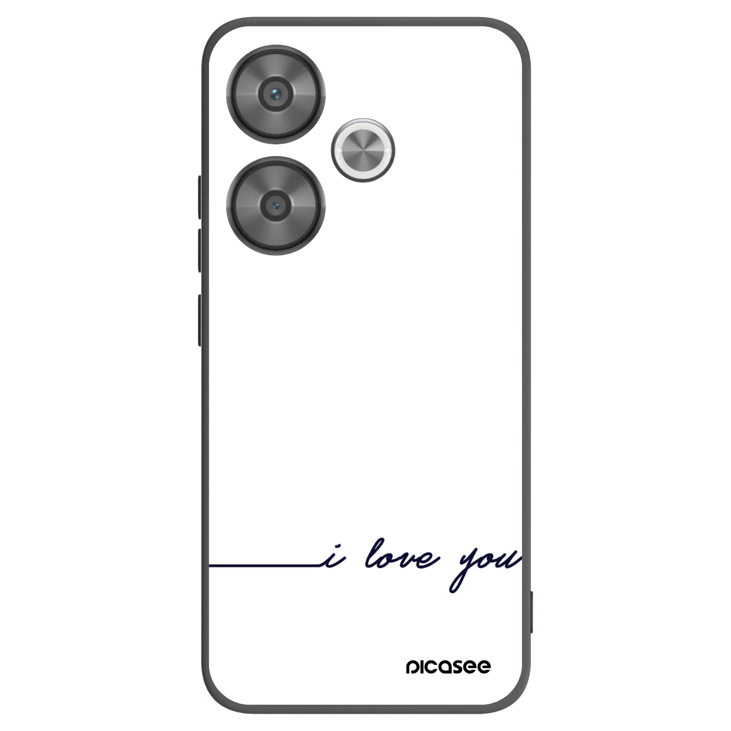 Picasee silikonový černý obal pro Xiaomi Poco F6 - Miluji tě