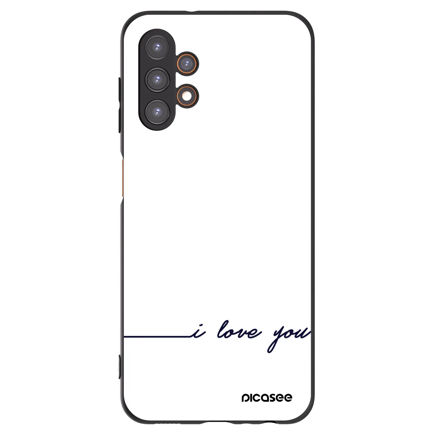 Picasee silikonový černý obal pro Samsung Galaxy A13 5G - Miluji tě