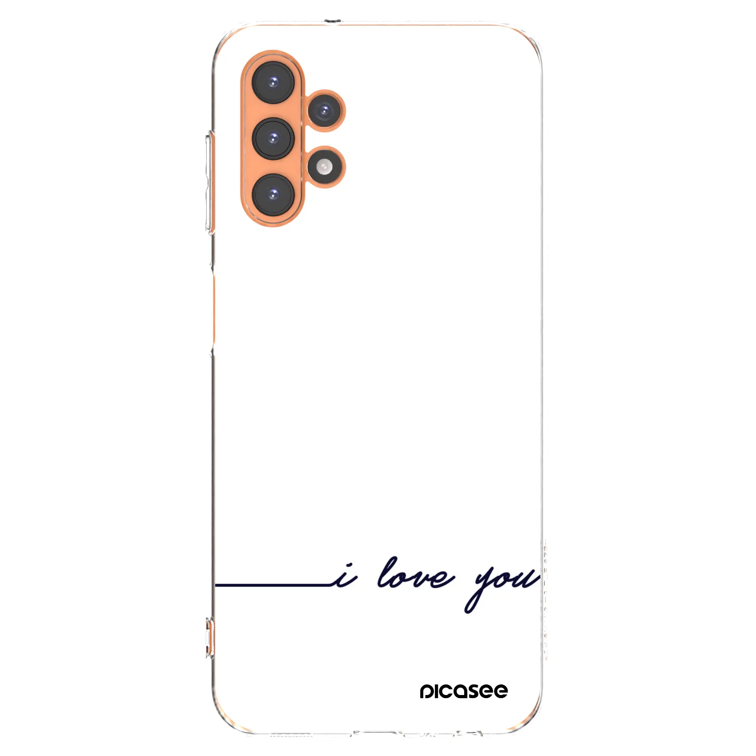 Picasee silikonový průhledný obal pro Samsung Galaxy A13 5G - Miluji tě