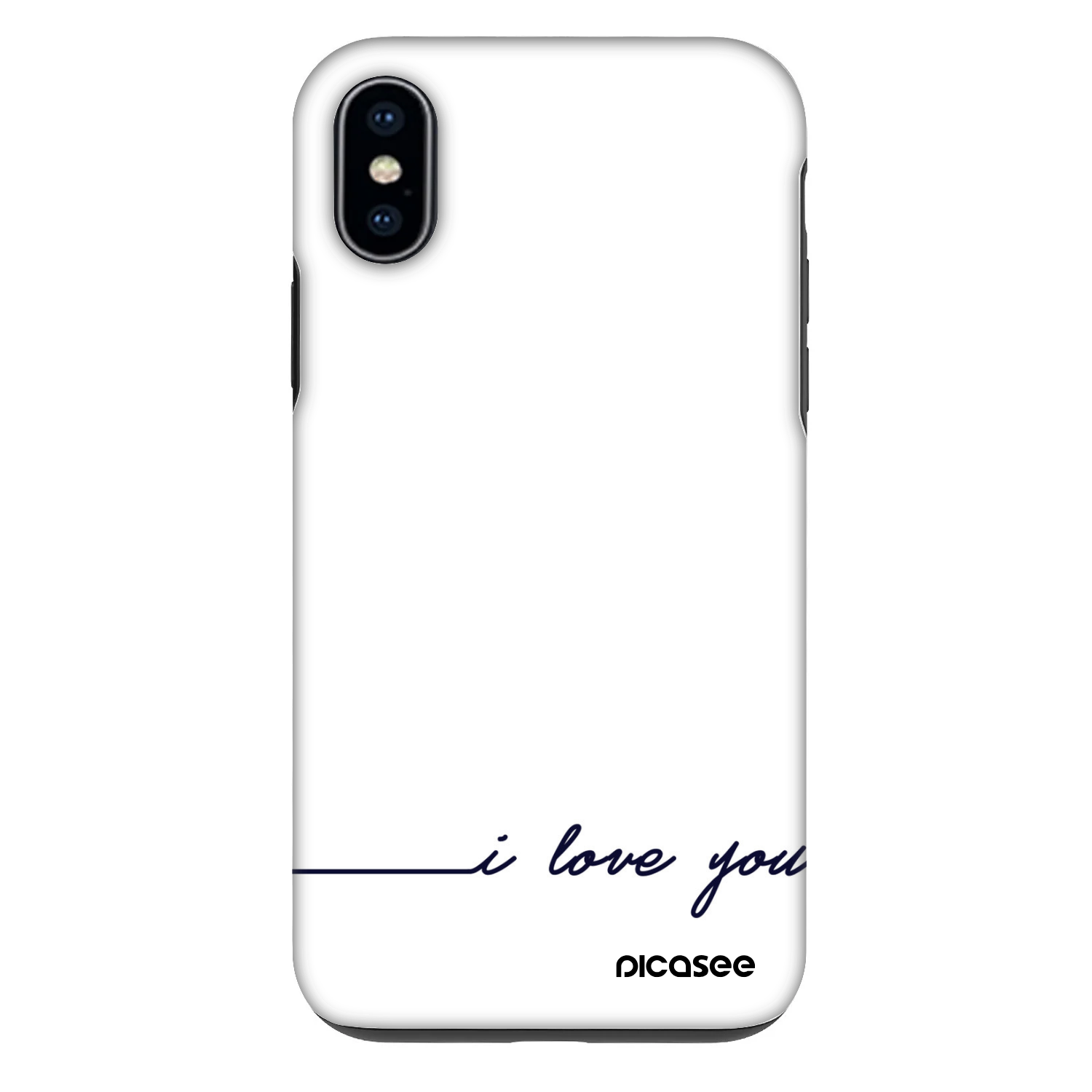 Picasee Fashion Case pro Apple iPhone X/XS - Miluji tě