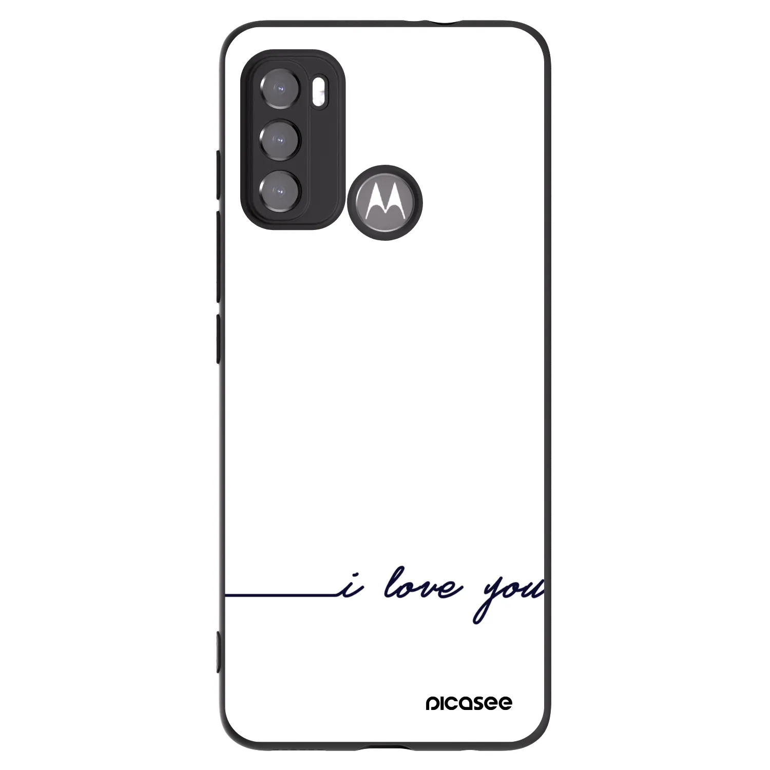Picasee silikonový černý obal pro Motorola Edge 60 5G - Miluji tě
