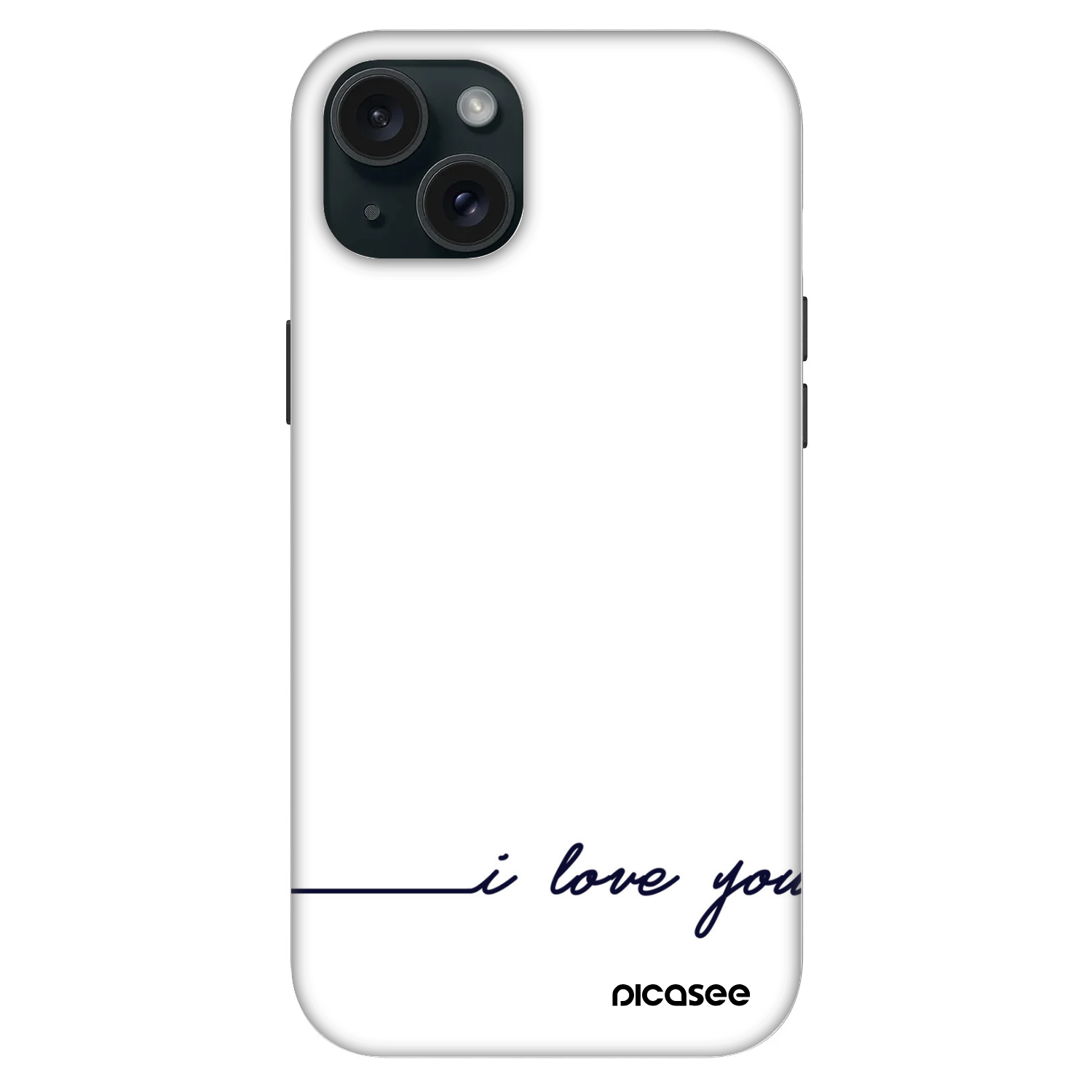 Picasee Fashion Case MagSafe Apple iPhone 15 Plus - Miluji tě
