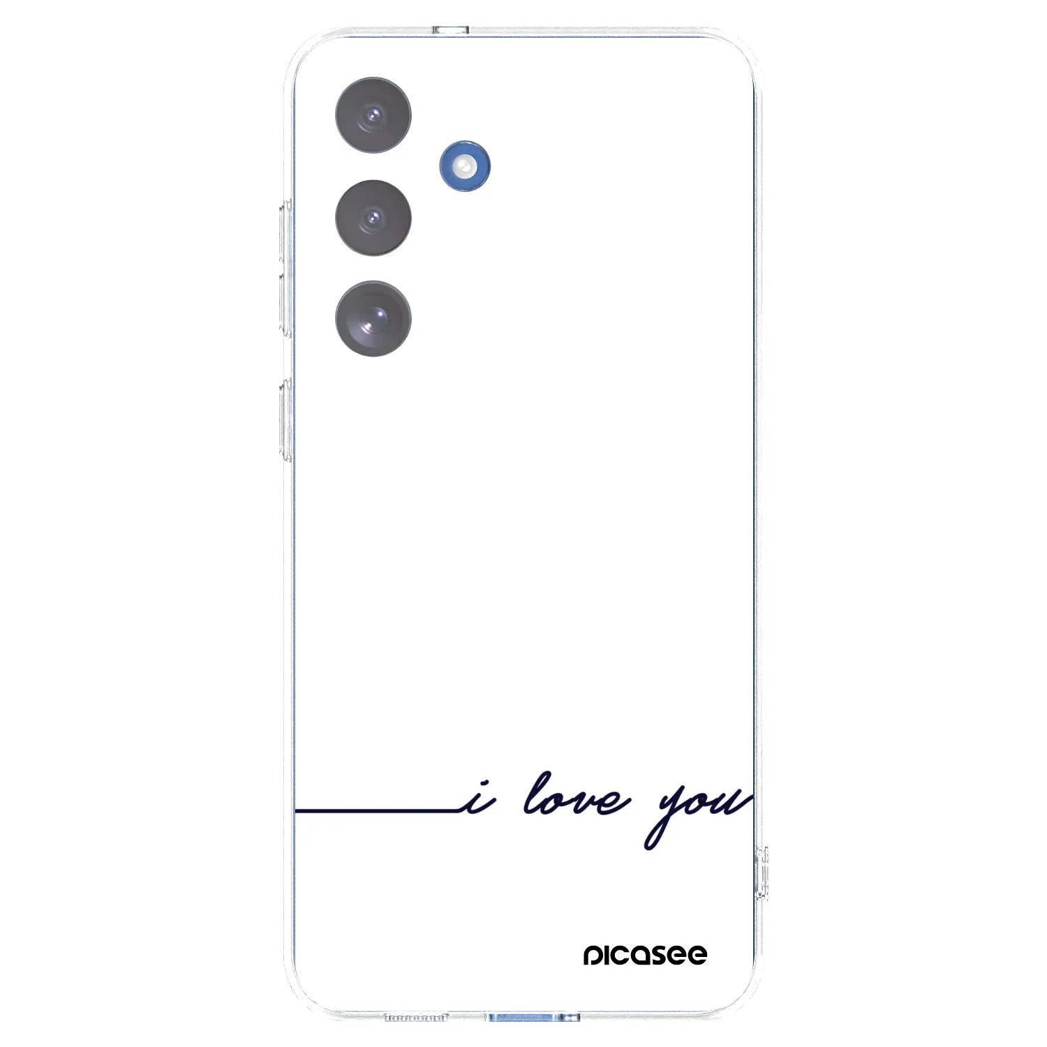 Picasee silikonový průhledný obal pro Samsung Galaxy S25 FE 5G - Miluji tě