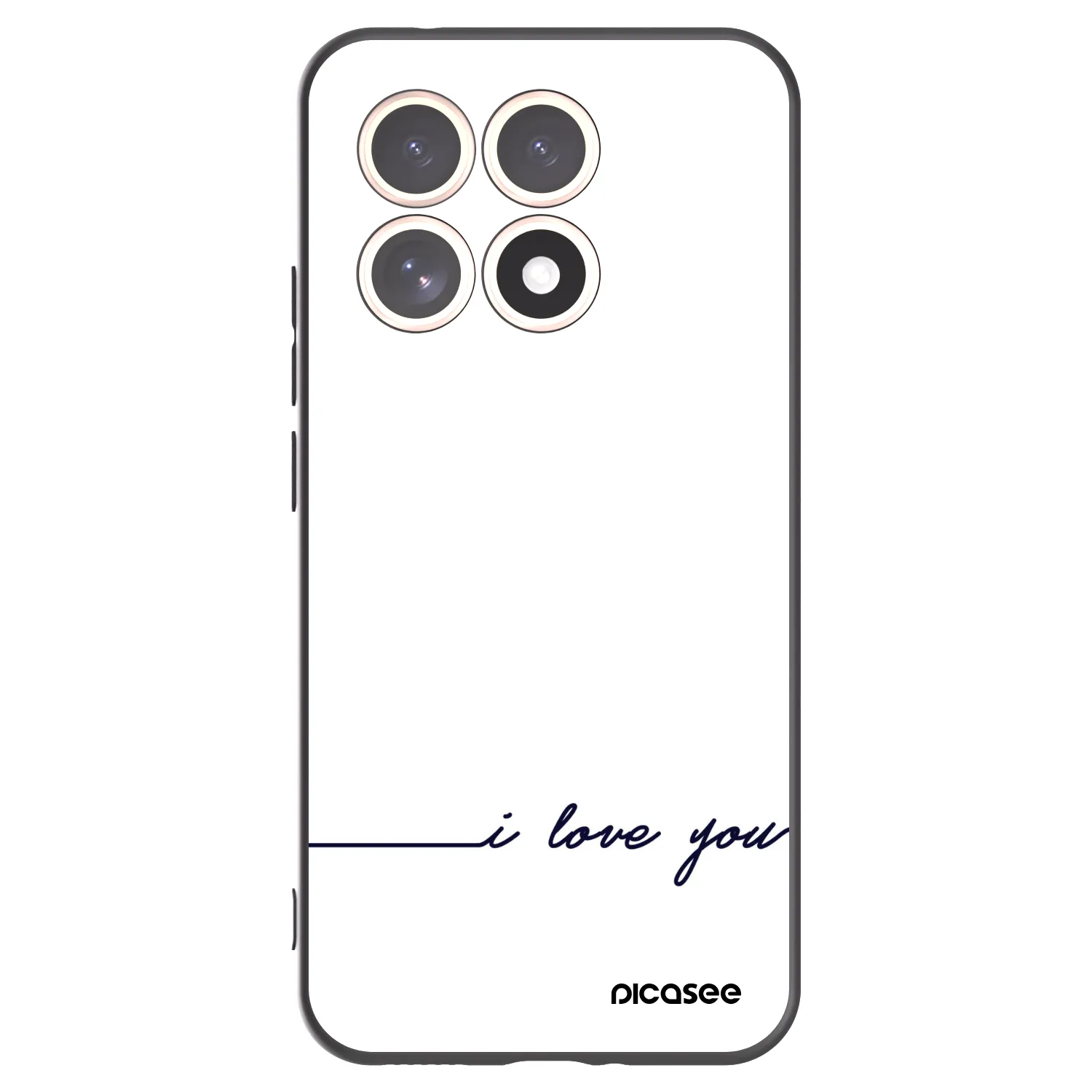 Picasee silikonový černý obal pro Xiaomi 15T - Miluji tě