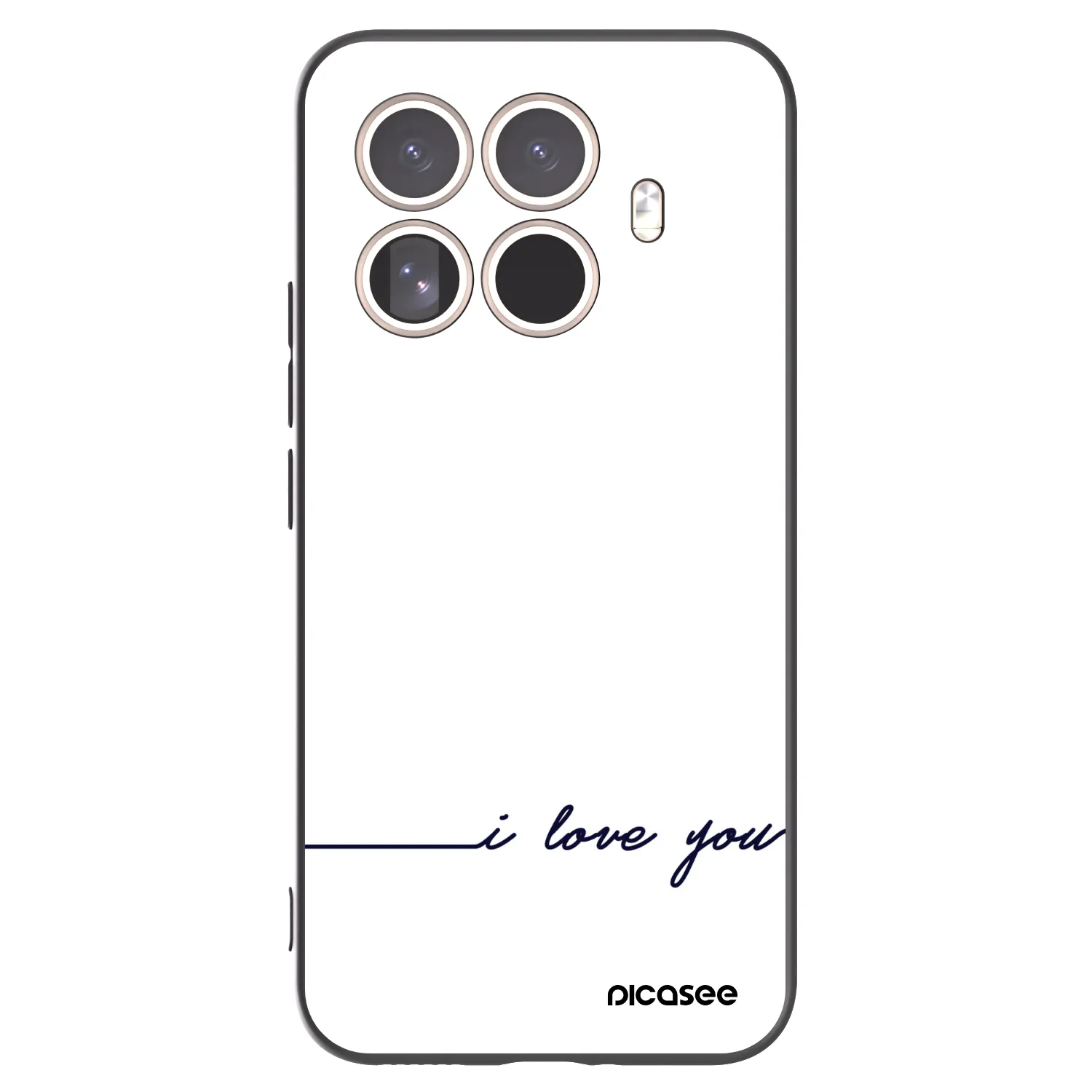 Picasee silikonový černý obal pro Xiaomi 15T Pro - Miluji tě