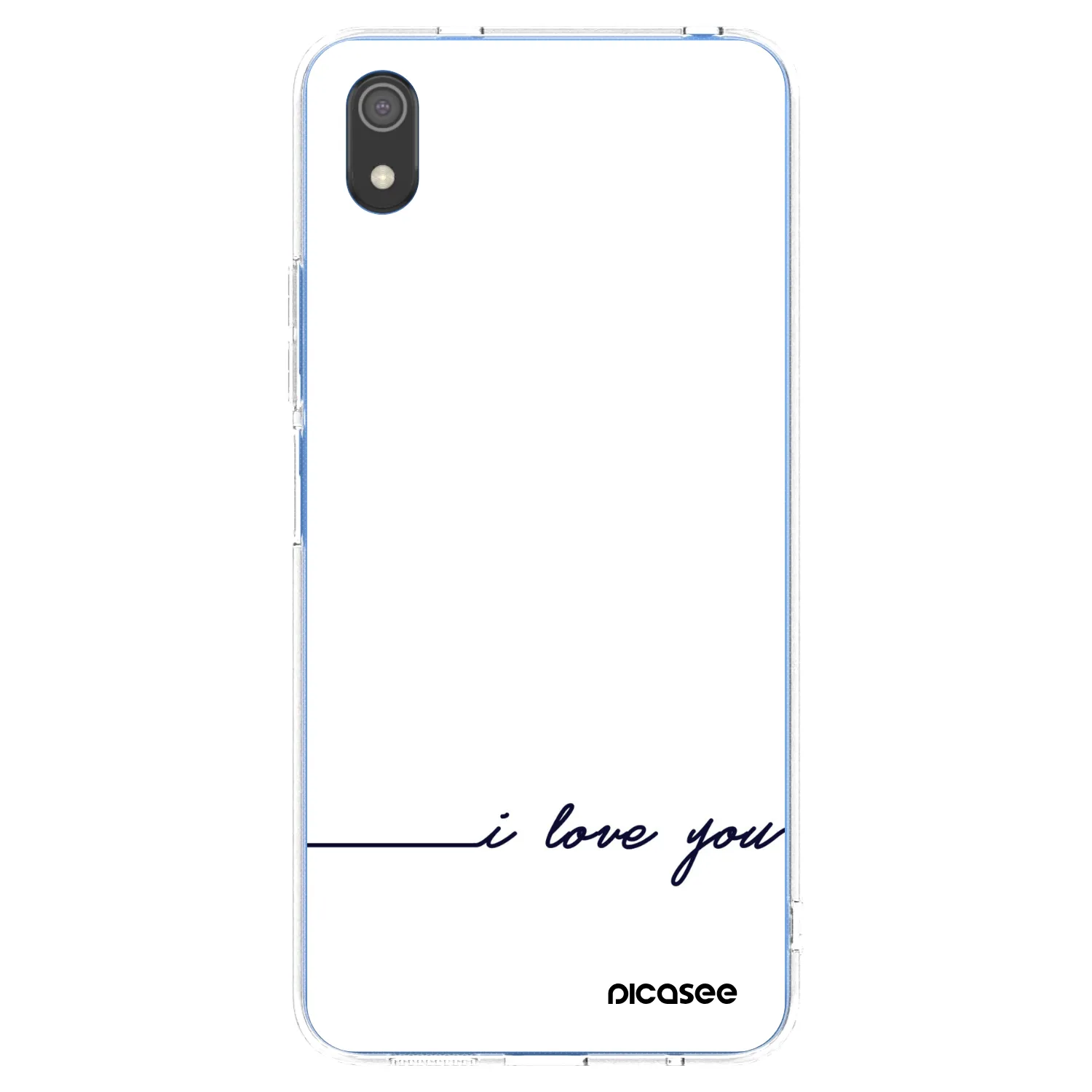 Picasee silikonový průhledný obal pro Xiaomi Redmi 7A - Miluji tě