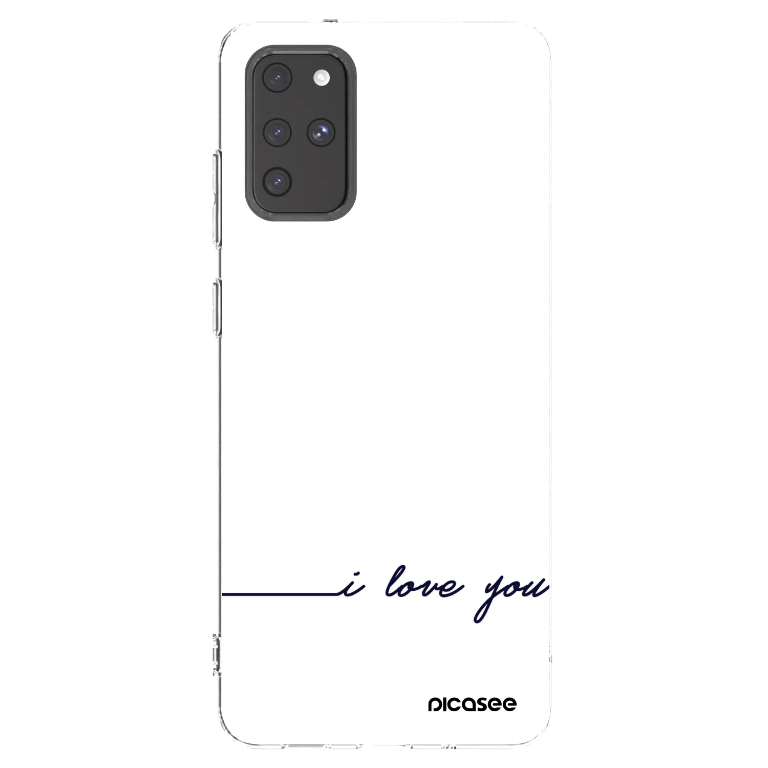 Picasee silikonový průhledný obal pro Samsung Galaxy S20+ G985F - Miluji tě