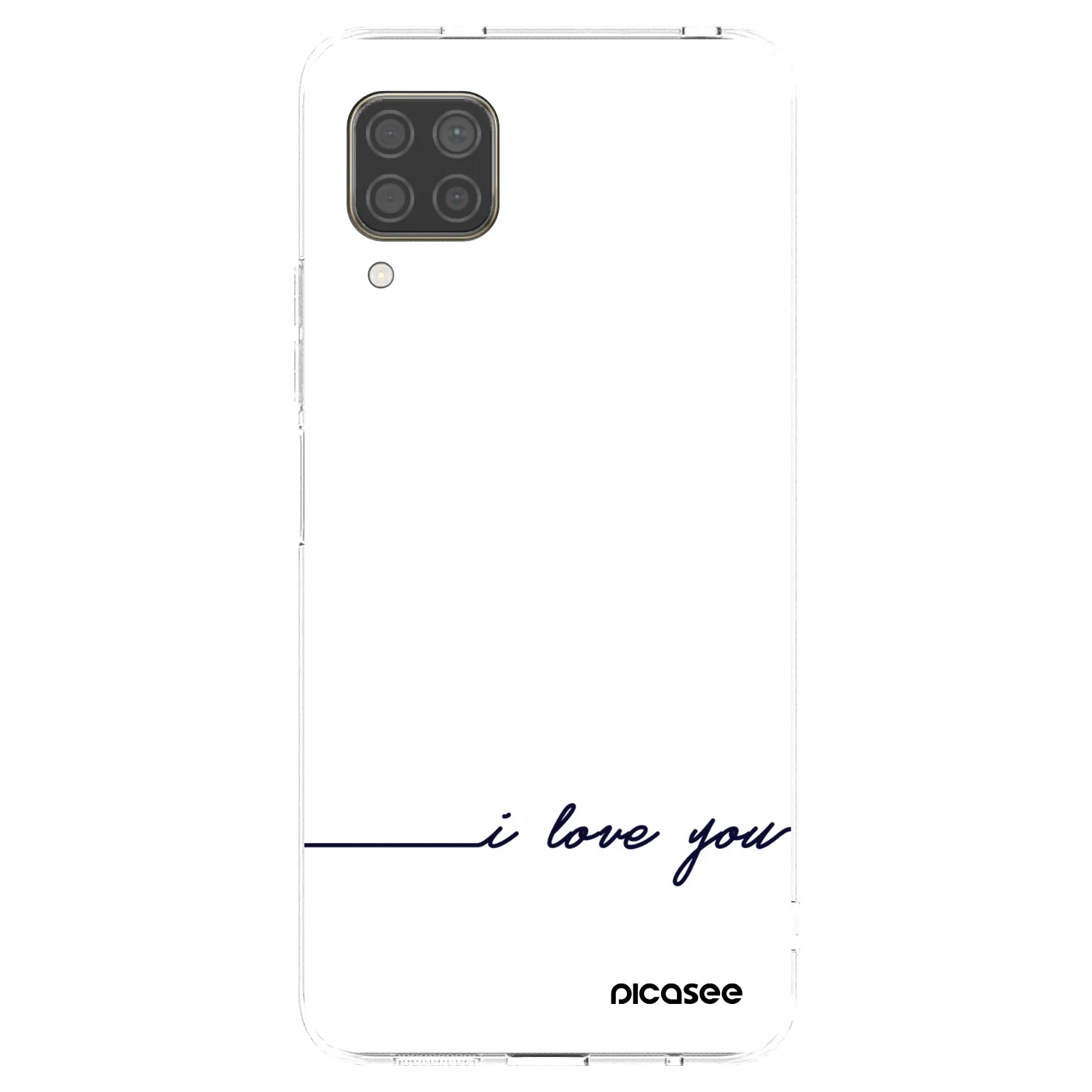 Picasee silikonový průhledný obal pro Huawei P40 Lite - Miluji tě
