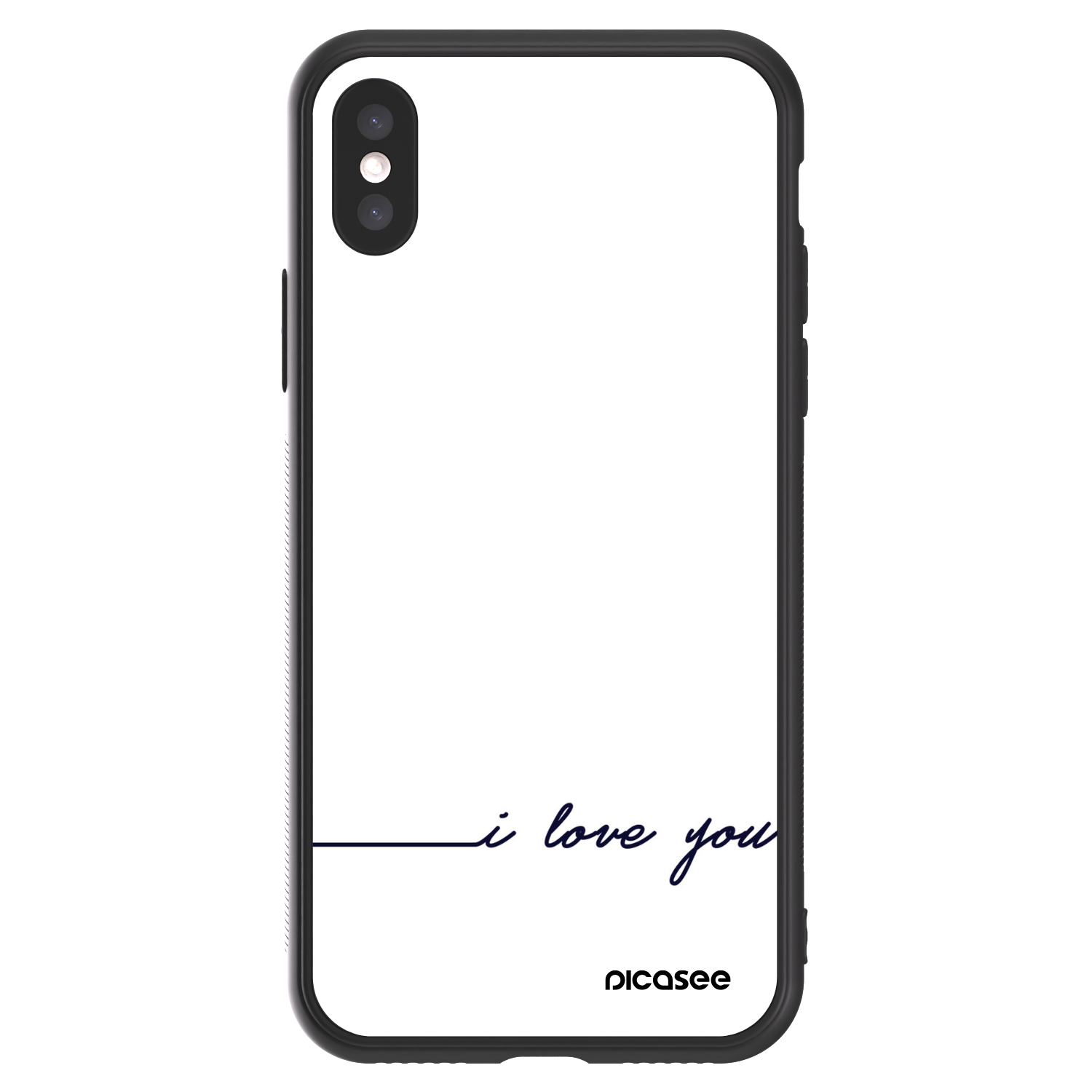 Picasee ULTIMATE CASE pro Apple iPhone X/XS - Miluji tě