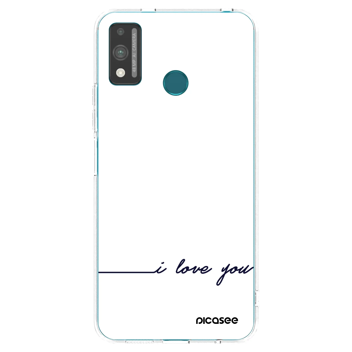 Picasee silikonový průhledný obal pro Honor 9X Lite - Miluji tě