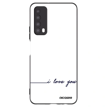 Picasee silikonový černý obal pro Huawei P Smart 2021 - Miluji tě