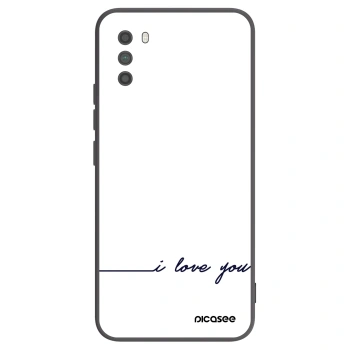 Picasee silikonový černý obal pro Xiaomi Poco M3 - Miluji tě