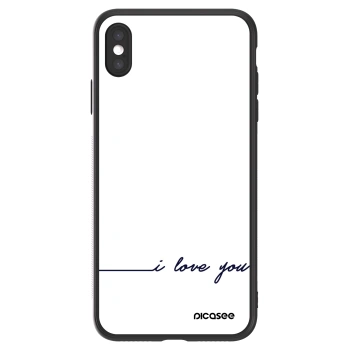 Picasee ULTIMATE CASE pro Apple iPhone XS Max - Miluji tě