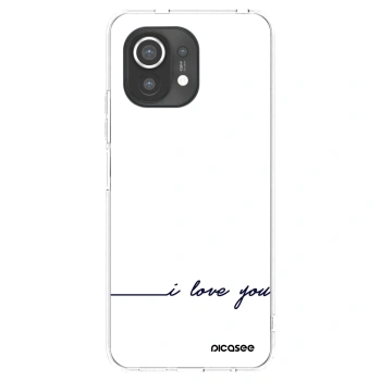 Picasee silikonový průhledný obal pro Xiaomi Mi 11 - Miluji tě
