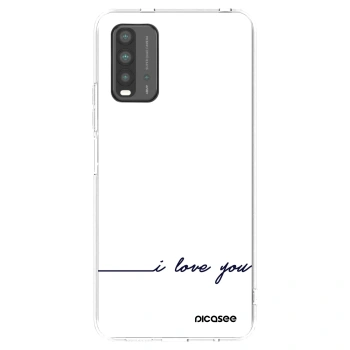 Picasee silikonový černý obal pro Xiaomi Redmi 9T - Miluji tě
