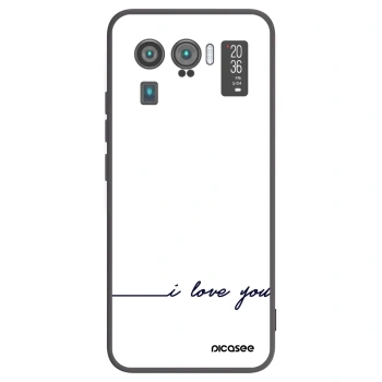 Picasee silikonový černý obal pro Xiaomi Mi 11 Ultra - Miluji tě