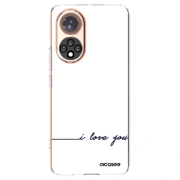 Picasee silikonový průhledný obal pro Honor 50 5G - Miluji tě