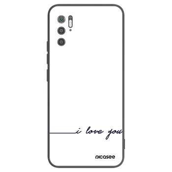 Picasee silikonový černý obal pro Xiaomi Poco M3 Pro 5G - Miluji tě