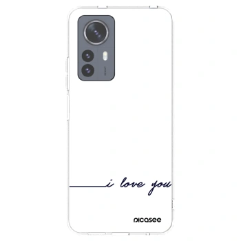 Picasee silikonový průhledný obal pro Xiaomi 12 Pro - Miluji tě