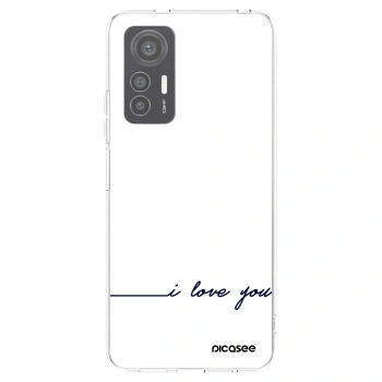 Picasee silikonový průhledný obal pro Xiaomi 12 Lite - Miluji tě