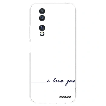 Picasee silikonový průhledný obal pro Honor 70 - Miluji tě