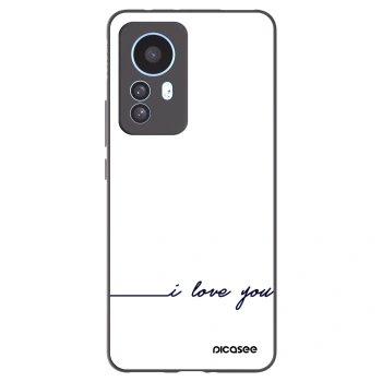 Picasee silikonový černý obal pro Xiaomi 12T Pro - Miluji tě