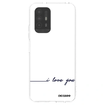 Picasee silikonový průhledný obal pro OPPO A94 5G - Miluji tě