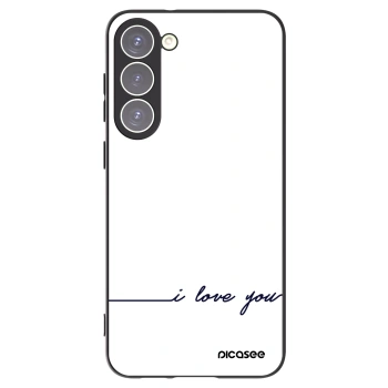Picasee silikonový černý obal pro Samsung Galaxy S23+ 5G - Miluji tě
